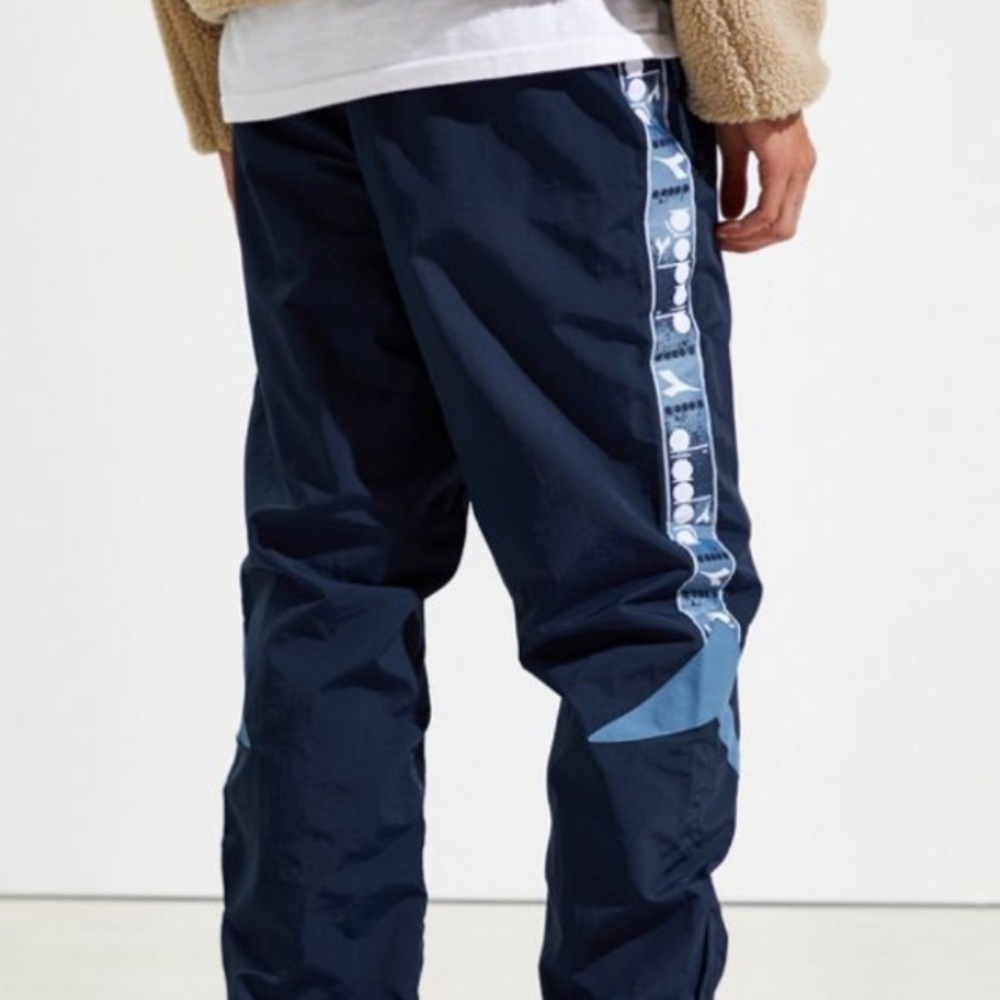 Vintage Rare Diadora Vintage Inspired Rare Retro Nylon Track Pants